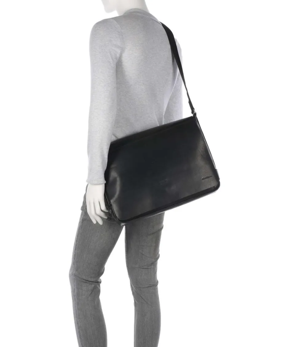 Strellson Business- & Laptop Bags-Abbey Briefcase 14″ buffalo leather
