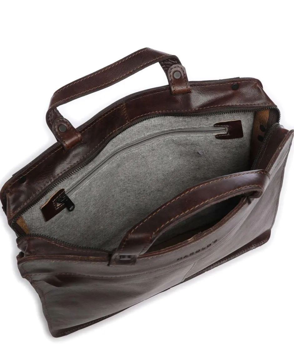 Harold Business- & Laptop Bags-Aberdeen Briefcase grained cow leather