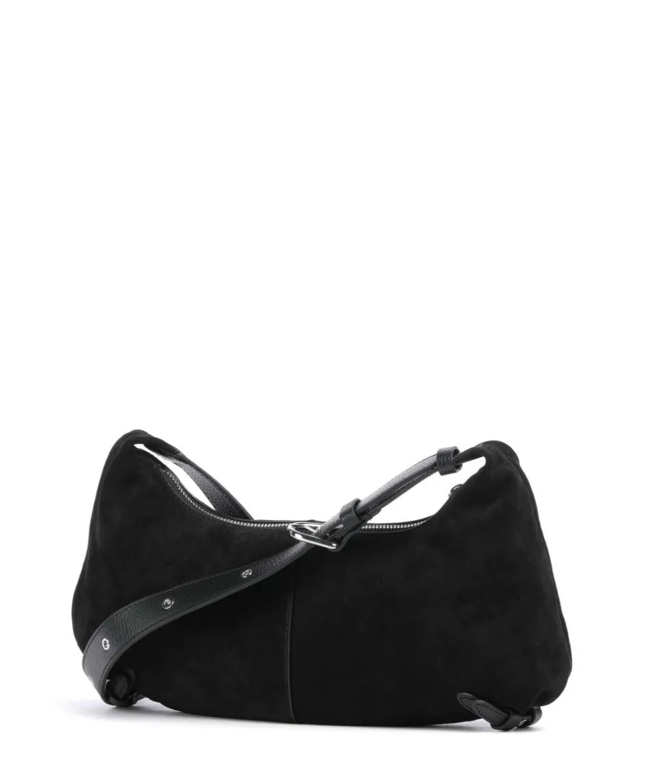 Coccinelle Shoulder Bags-Abigail Suede Shoulder bag brushed leather