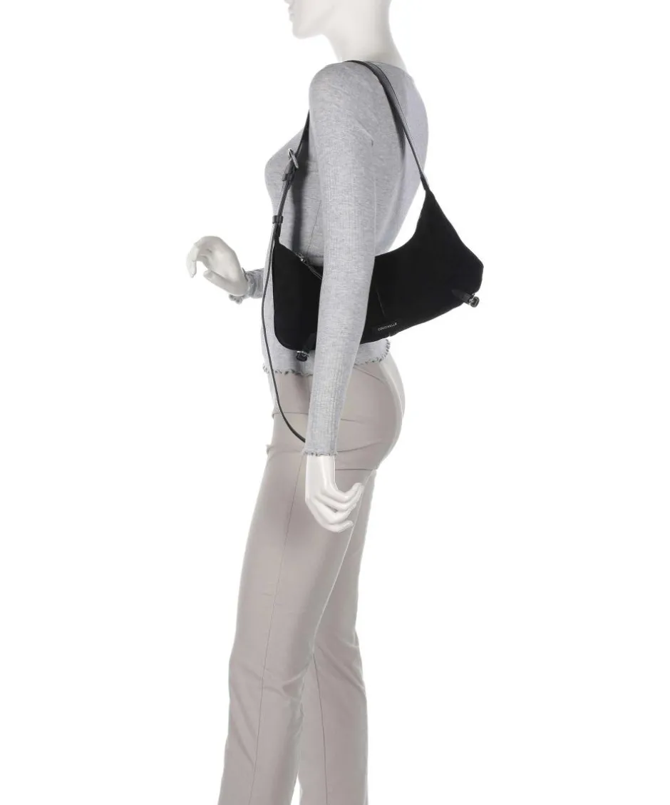 Coccinelle Shoulder Bags-Abigail Suede Shoulder bag brushed leather