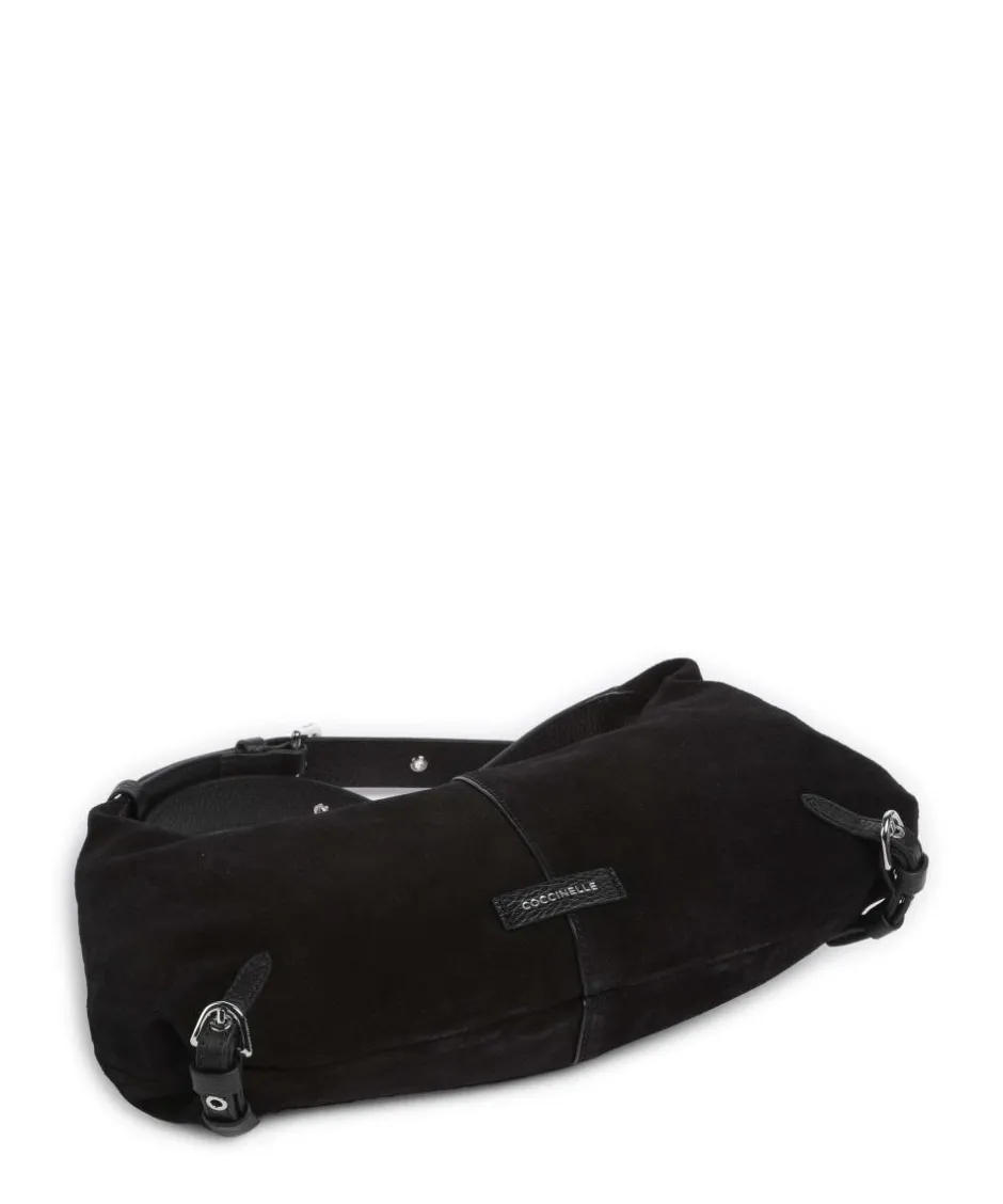 Coccinelle Shoulder Bags-Abigail Suede Shoulder bag brushed leather