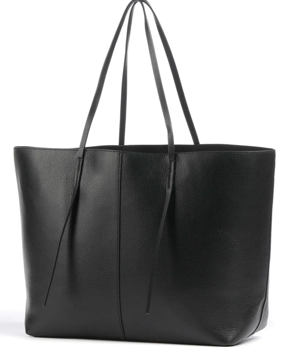 by Malene Birger Tote Bags-Abilla Tote bag grained leather