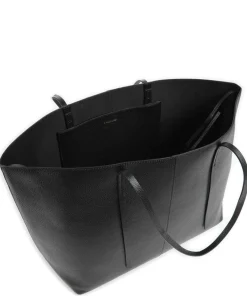 by Malene Birger Tote Bags-Abilla Tote bag grained leather