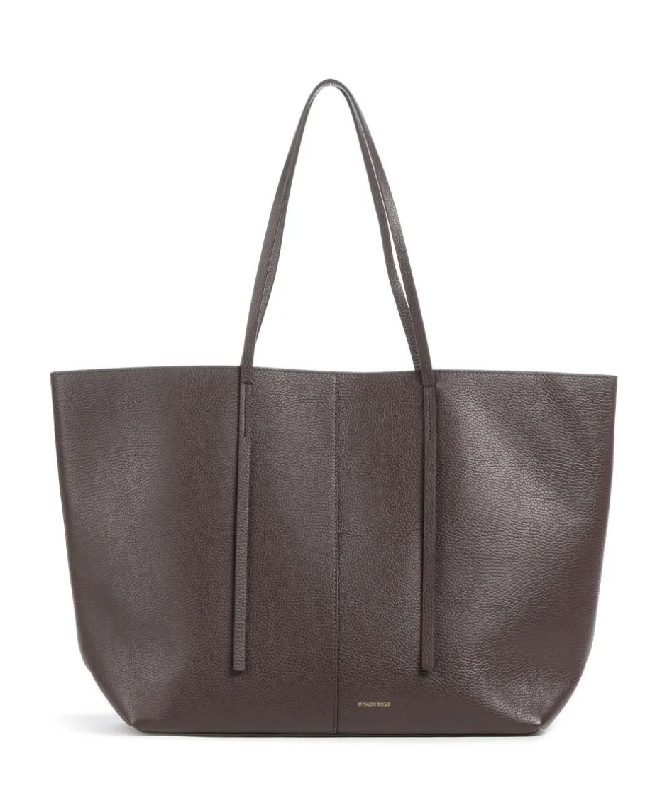 by Malene Birger Tote Bags-Abilla Tote bag grained leather