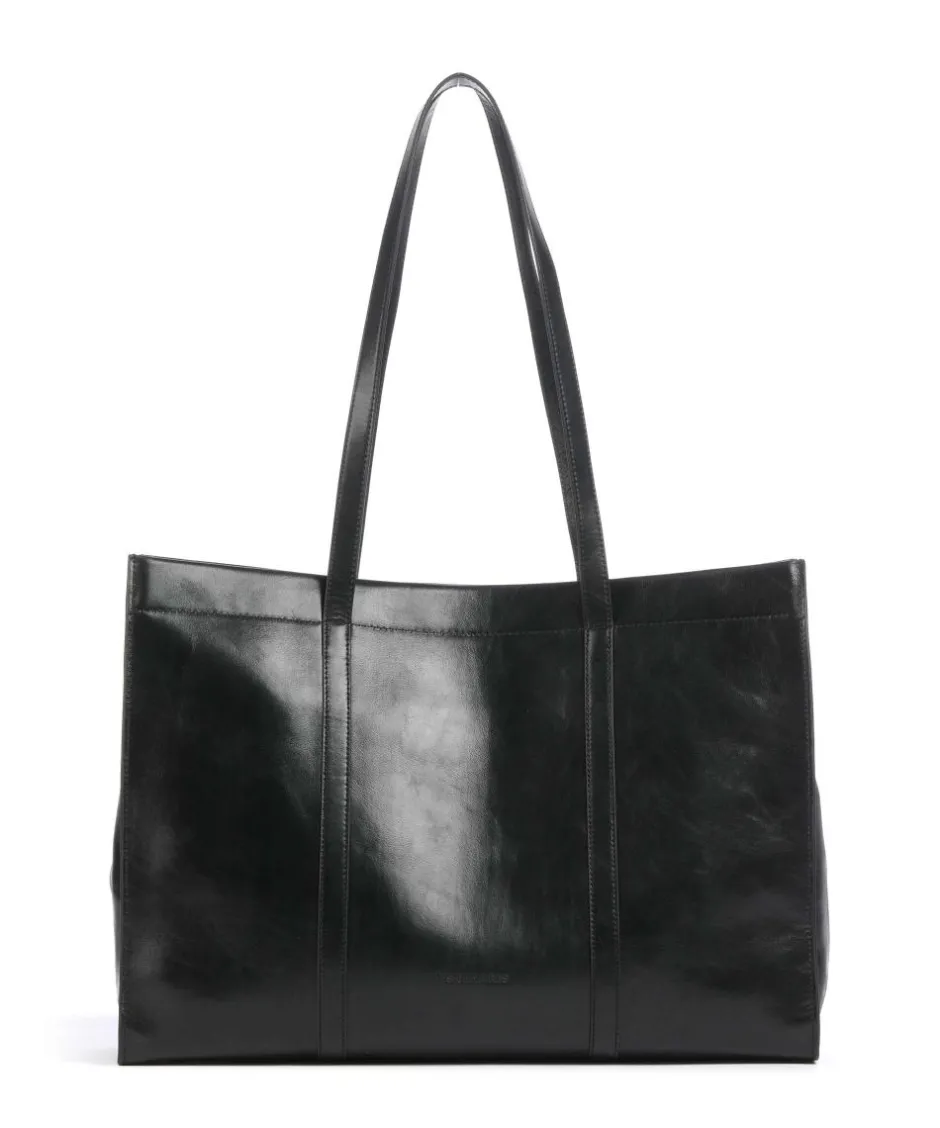 Les Visionnaires Tote Bags-Ace Crinkle Tote bag fine grain cow leather