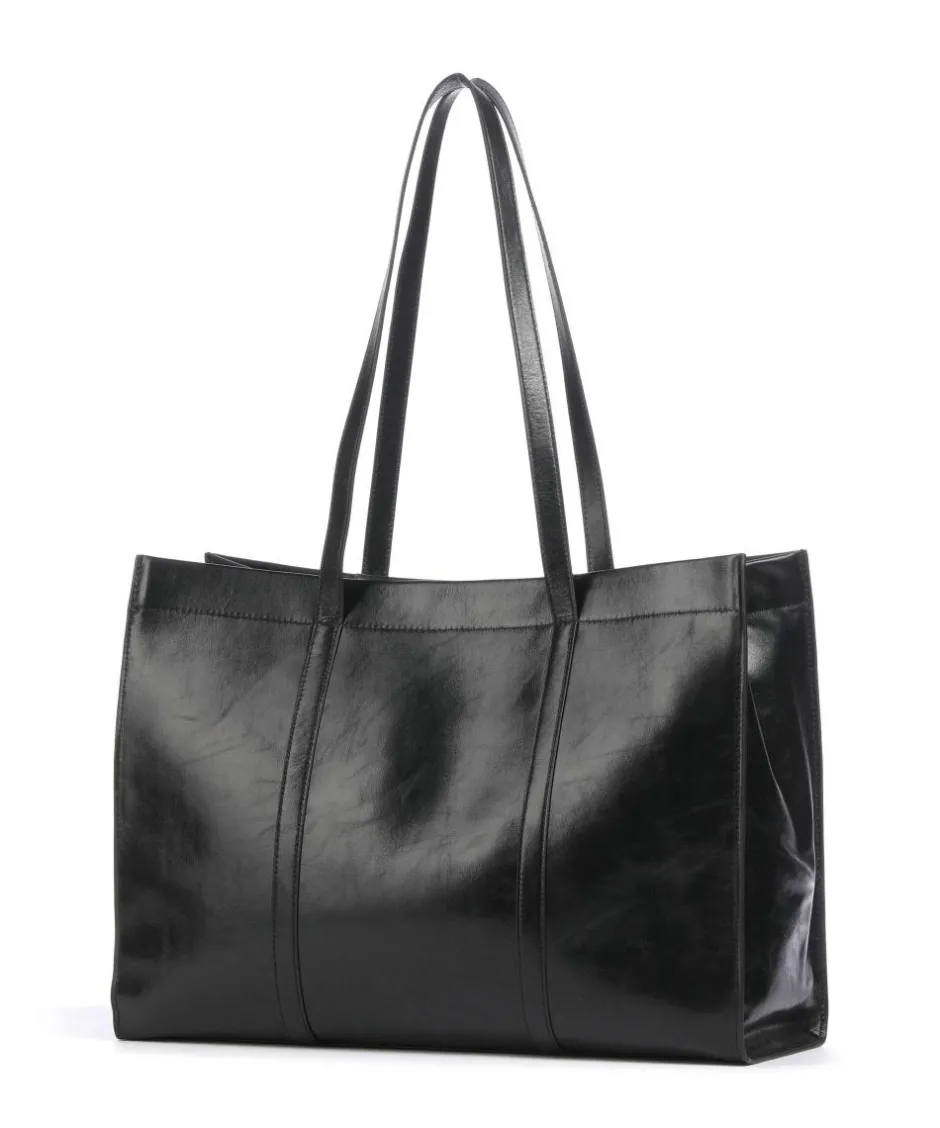 Les Visionnaires Tote Bags-Ace Crinkle Tote bag fine grain cow leather