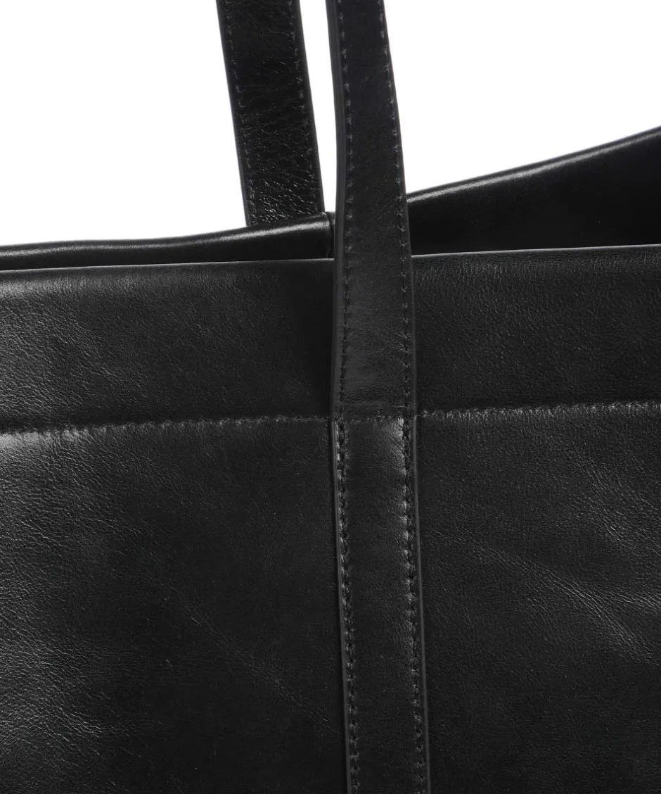 Les Visionnaires Tote Bags-Ace Crinkle Tote bag fine grain cow leather