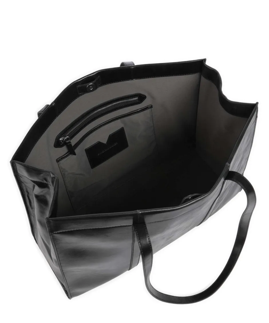 Les Visionnaires Tote Bags-Ace Crinkle Tote bag fine grain cow leather