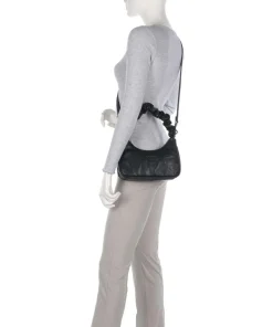 Lancaster Shoulder Bags|Crossbody Bags-Actual Froissé Shoulder bag soft synthetic