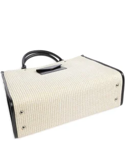 Lancaster Tote Bags|Handbags-Actual Mini Osier Handbag bast