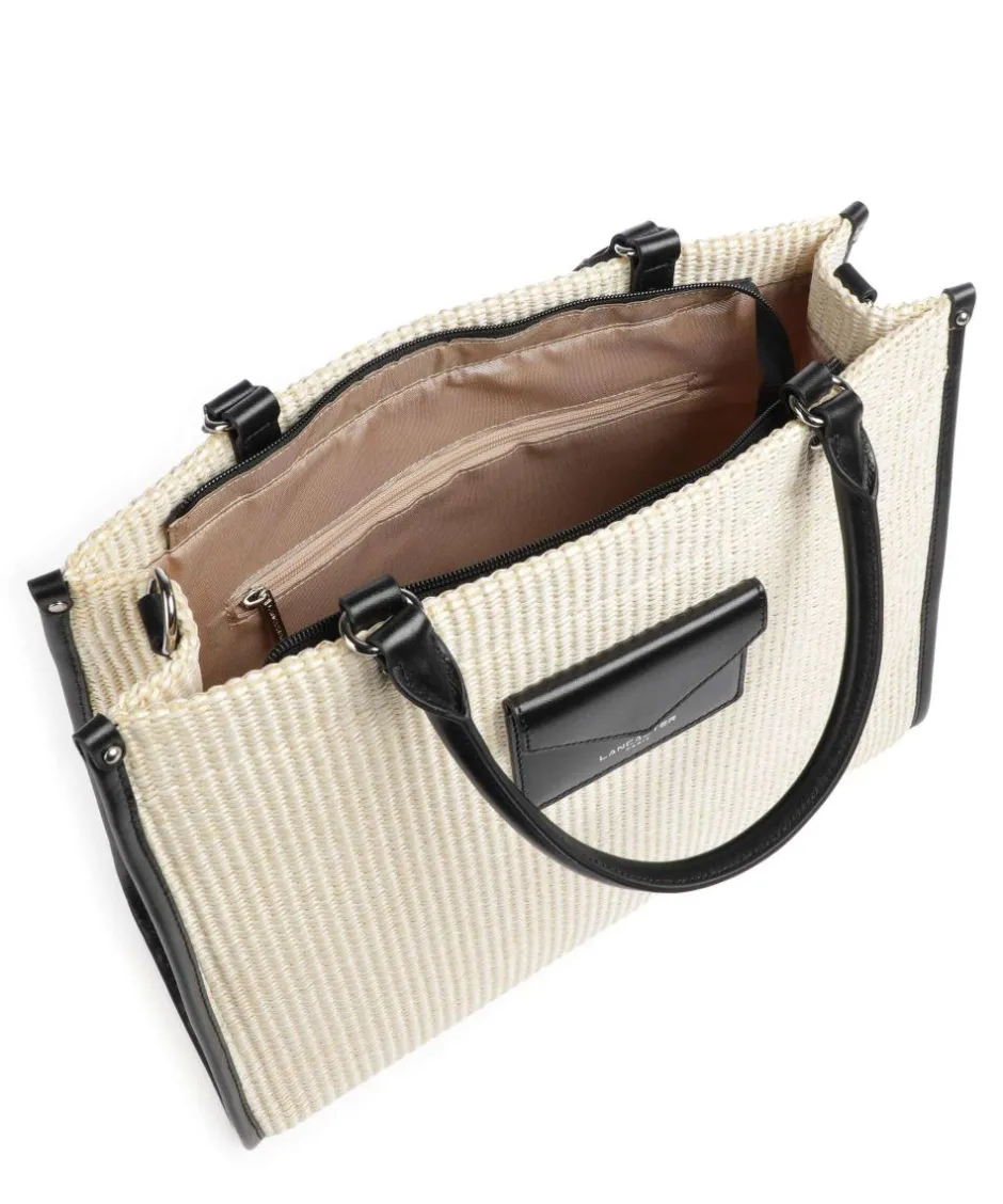 Lancaster Tote Bags|Handbags-Actual Mini Osier Handbag bast
