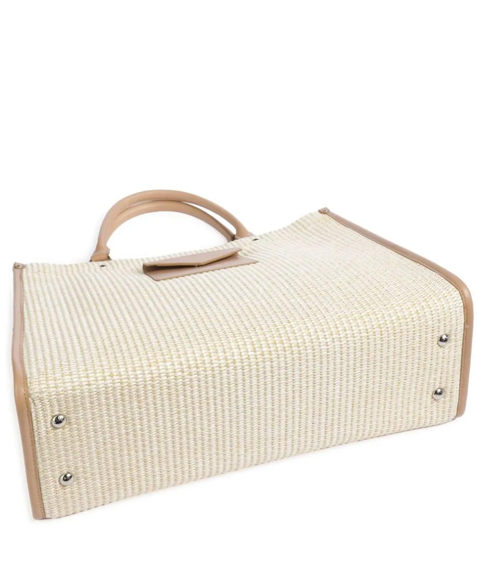 Lancaster Tote Bags|Handbags-Actual Mini Osier Handbag bast