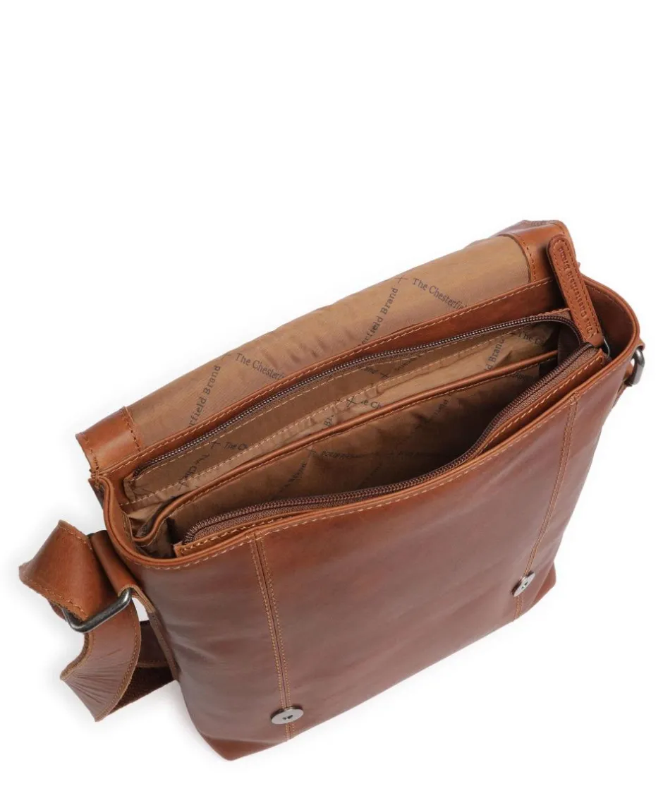The Chesterfield Brand Crossbody Bags-Adelanto Crossbody bag 10″ pull-up cow leather