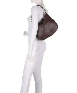 Abro Shoulder Bags|Hobo Bags-Adria Juna Small Hobo bag grained leather