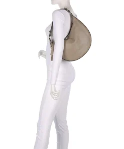 Abro Shoulder Bags|Hobo Bags-Adria Lulu Small Hobo bag grained leather