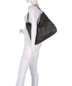 Abro Shoulder Bags|Hobo Bags-Agave Carina Hobo bag grained leather