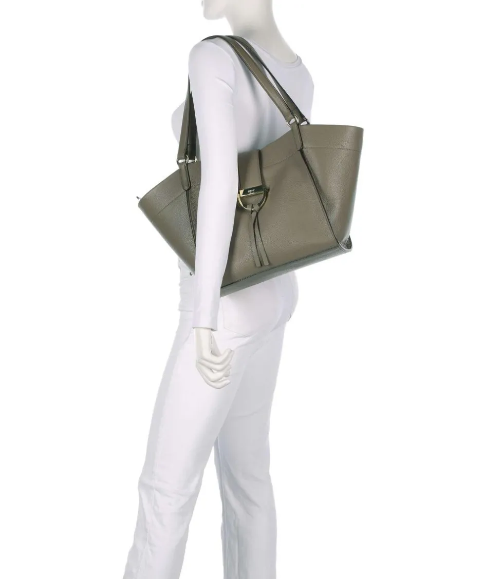 Abro Tote Bags-Agave Temi Tote bag grained leather