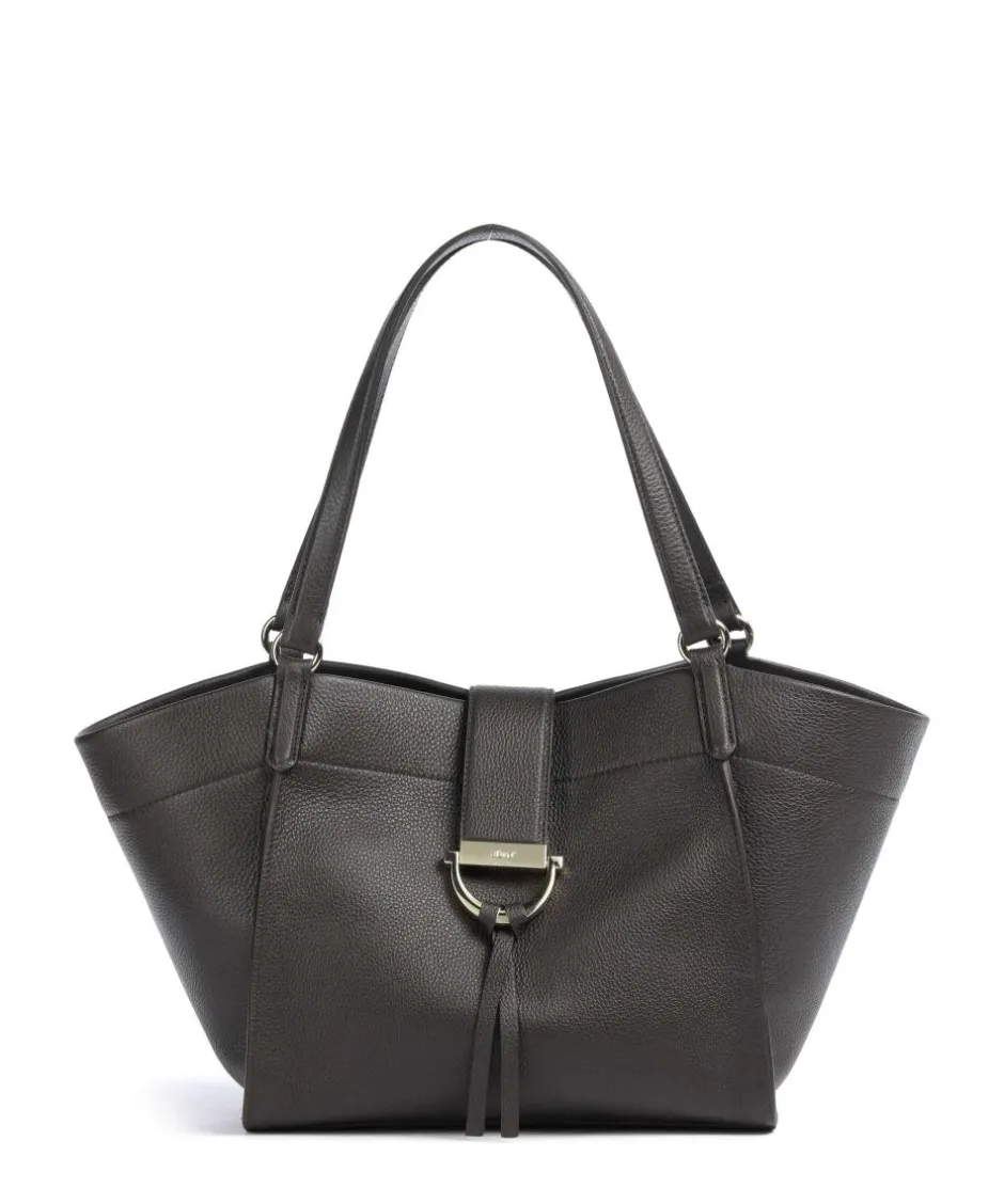Abro Tote Bags-Agave Temi Tote bag grained leather
