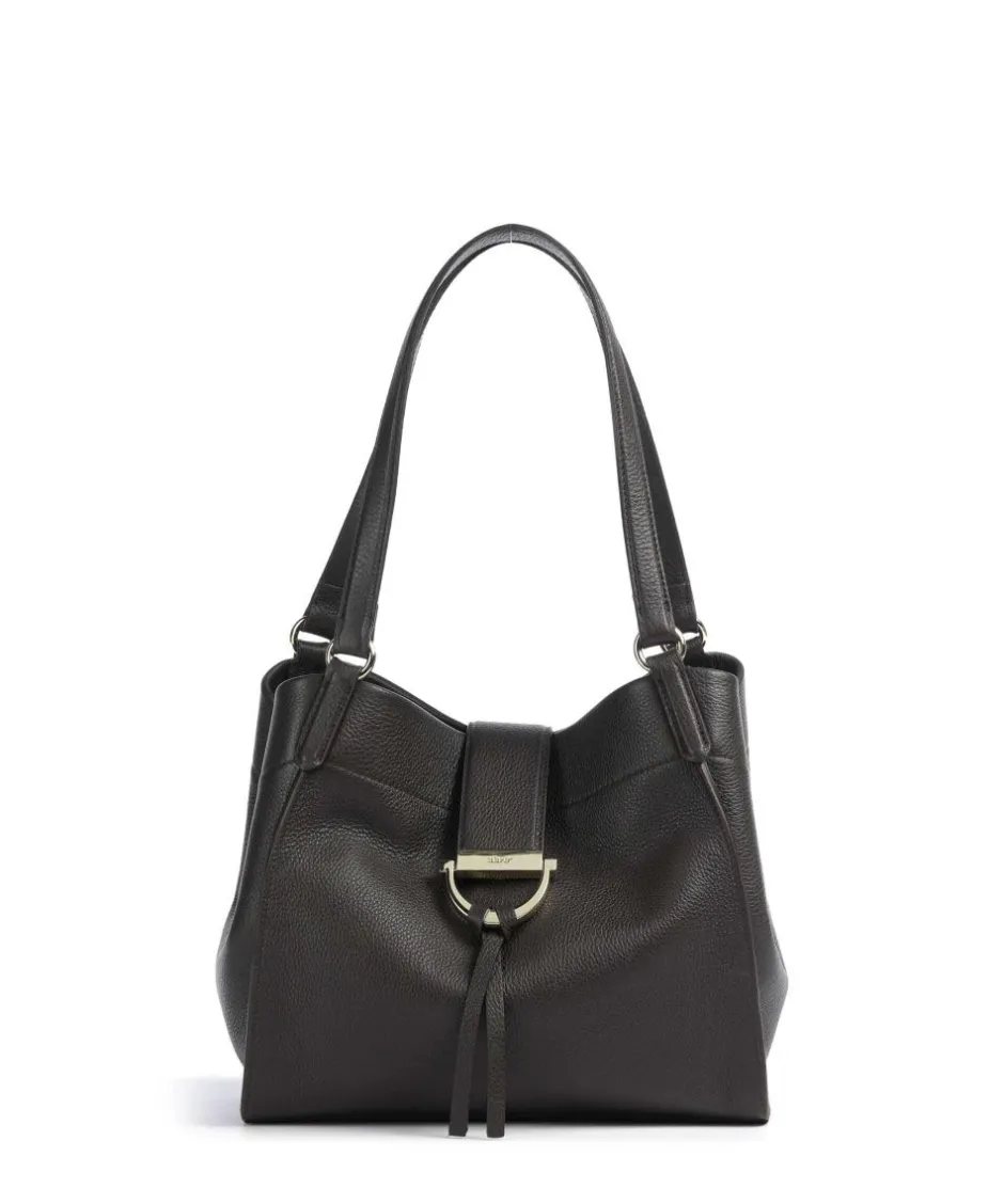 Abro Tote Bags-Agave Temi Tote bag grained leather