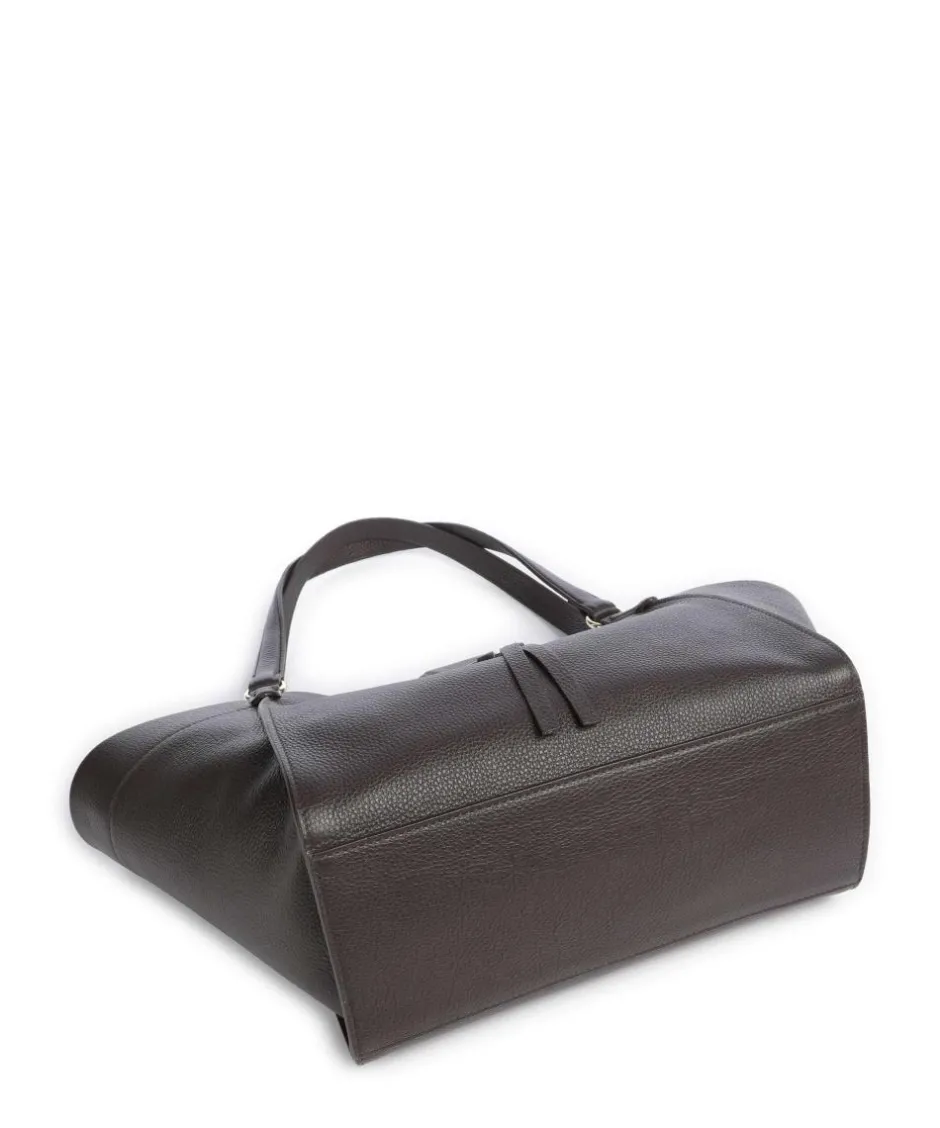 Abro Tote Bags-Agave Temi Tote bag grained leather