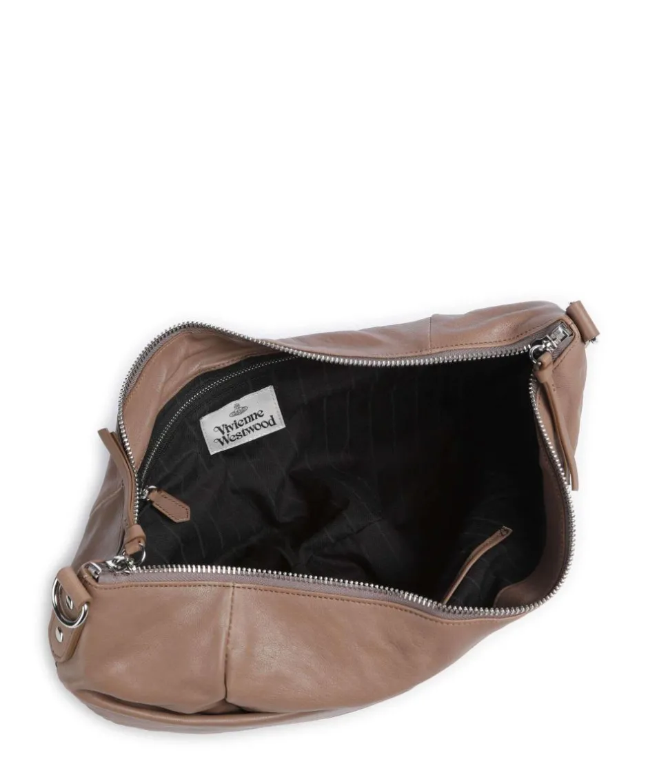 Vivienne Westwood Shoulder Bags|Hobo Bags-Agnes Supple Medium Hobo bag sheepskin leather
