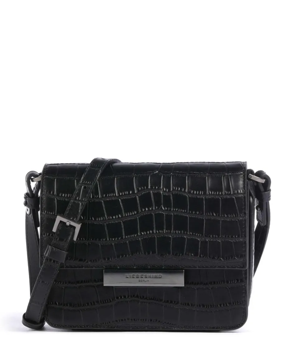 Liebeskind Crossbody Bags-Alex New Croco S Crossbody bag embossed cow leather