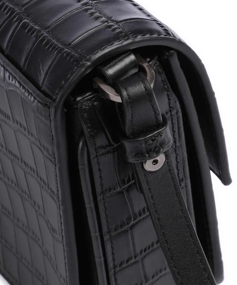 Liebeskind Crossbody Bags-Alex New Croco S Crossbody bag embossed cow leather