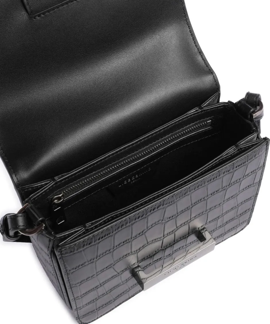 Liebeskind Crossbody Bags-Alex New Croco S Crossbody bag embossed cow leather