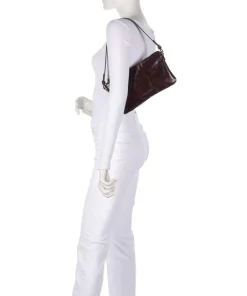Les Visionnaires Shoulder Bags|Crossbody Bags-Alice Crinkle Shoulder bag fine grain cow leather