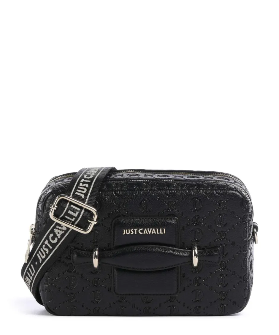 Just Cavalli Crossbody Bags-All Over Gothic Crossbody bag imitation leather