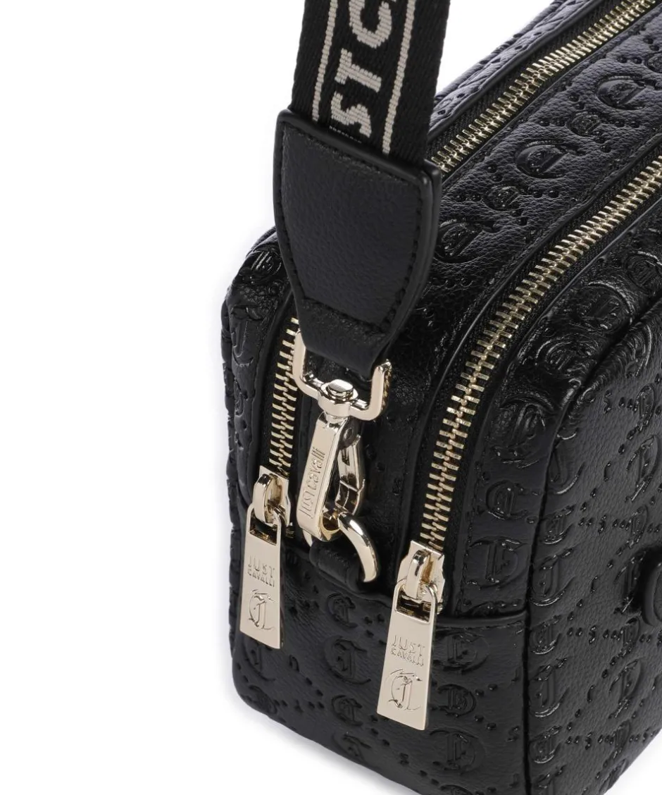 Just Cavalli Crossbody Bags-All Over Gothic Crossbody bag imitation leather