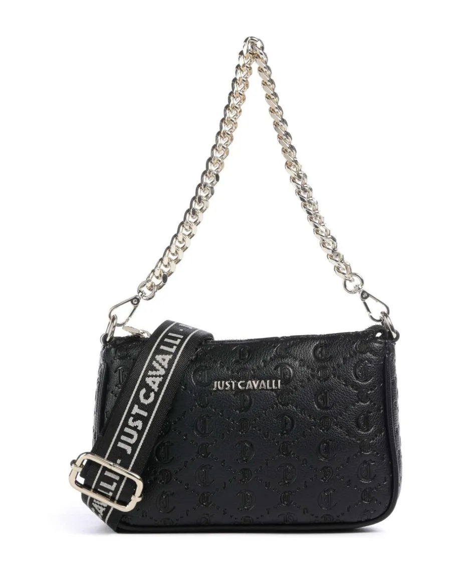 Just Cavalli Shoulder Bags|Crossbody Bags-All Over Gothic Shoulder bag imitation leather