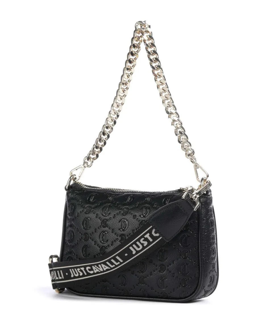 Just Cavalli Shoulder Bags|Crossbody Bags-All Over Gothic Shoulder bag imitation leather