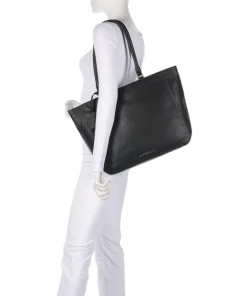 Burkely Tote Bags-Always Alyx Tote bag 15″ grained leather