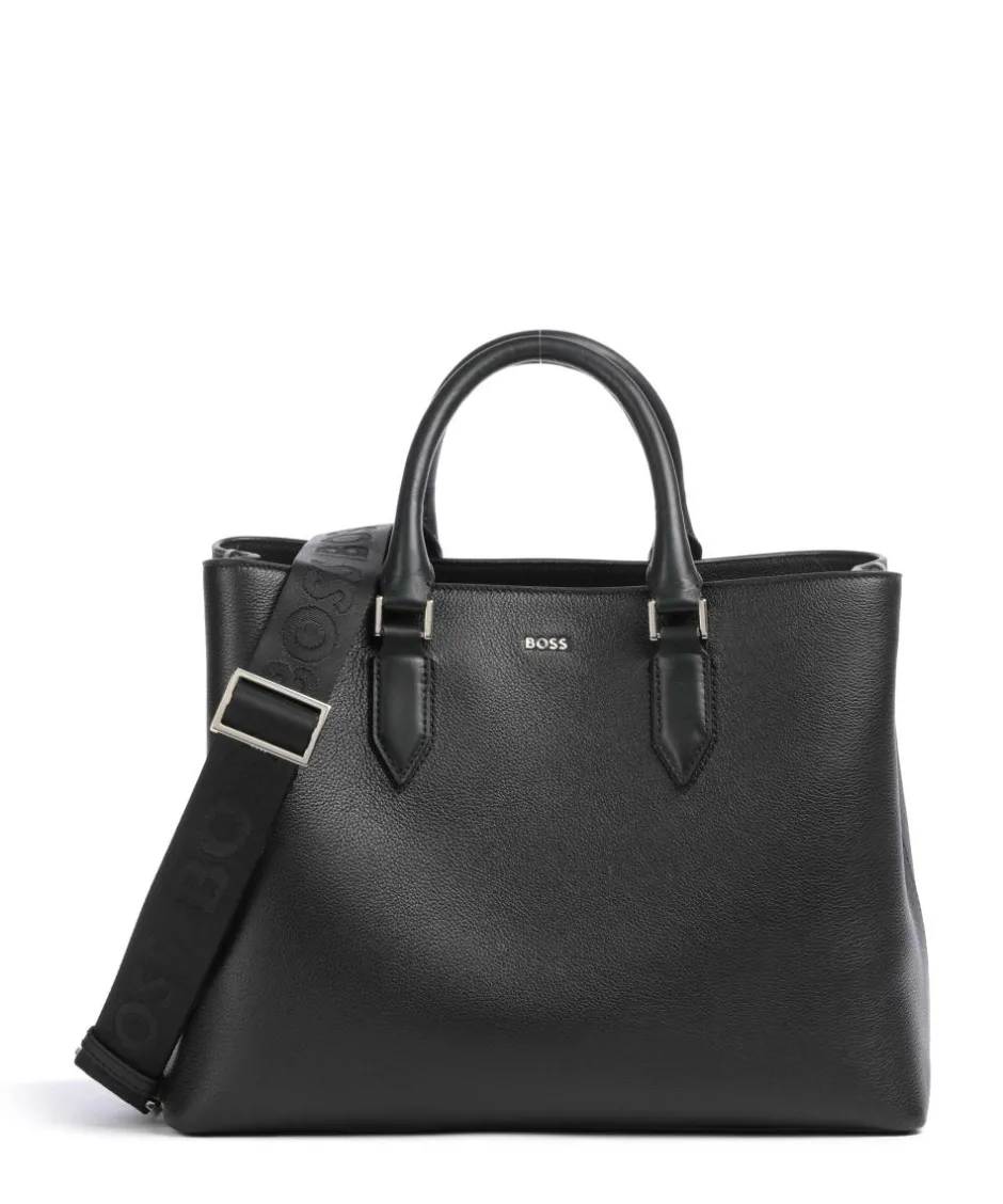 BOSS Handbags-Alyce Handbag grained cow leather