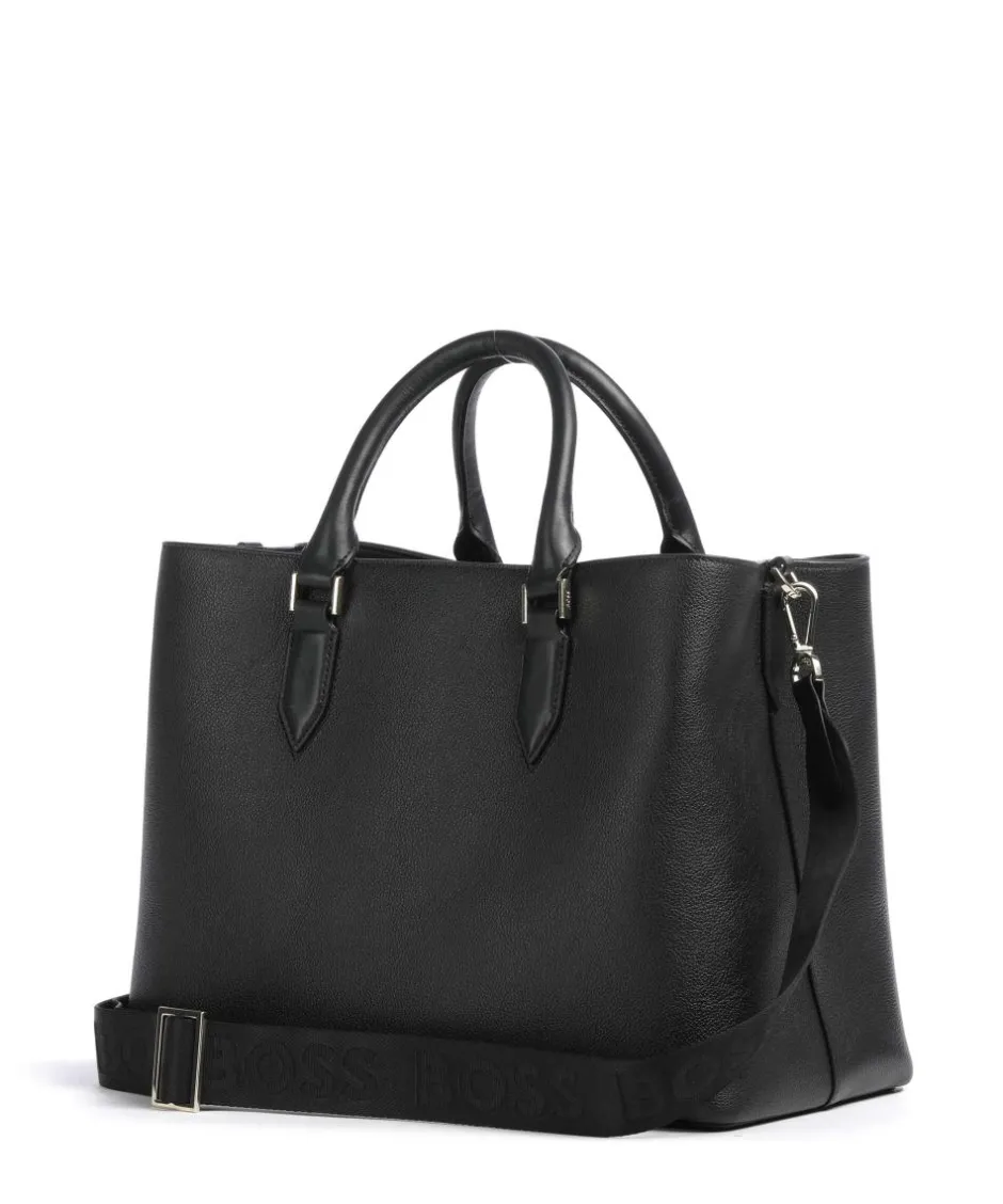 BOSS Handbags-Alyce Handbag grained cow leather