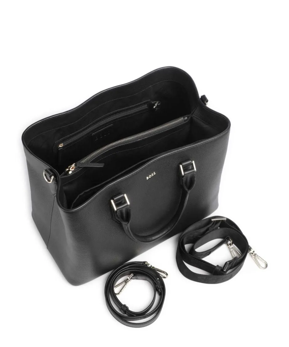 BOSS Handbags-Alyce Handbag grained cow leather