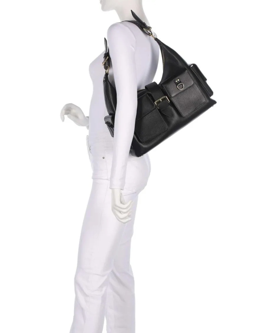 The Kooples Shoulder Bags-Amelia Large Shoulder bag grained cow leather