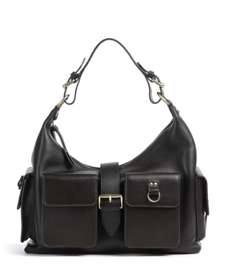 The Kooples Shoulder Bags-Amelia Large Shoulder bag grained cow leather