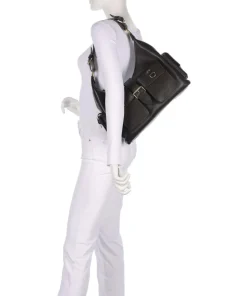 The Kooples Shoulder Bags-Amelia Large Shoulder bag grained cow leather