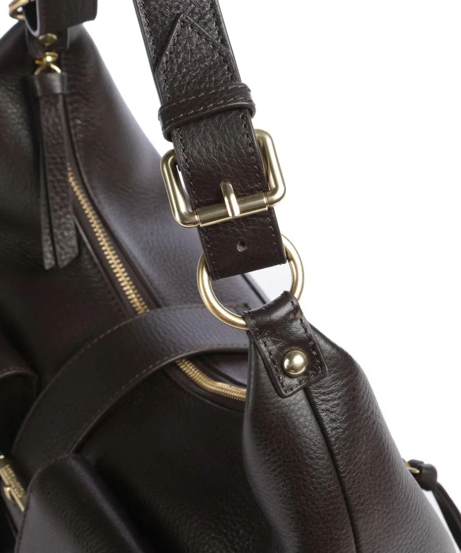 The Kooples Shoulder Bags-Amelia Large Shoulder bag grained cow leather