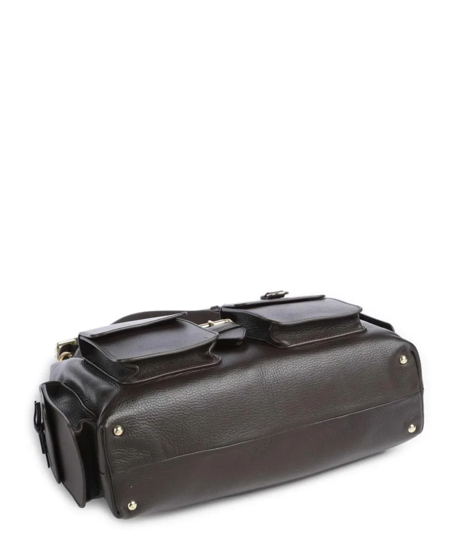 The Kooples Shoulder Bags-Amelia Large Shoulder bag grained cow leather
