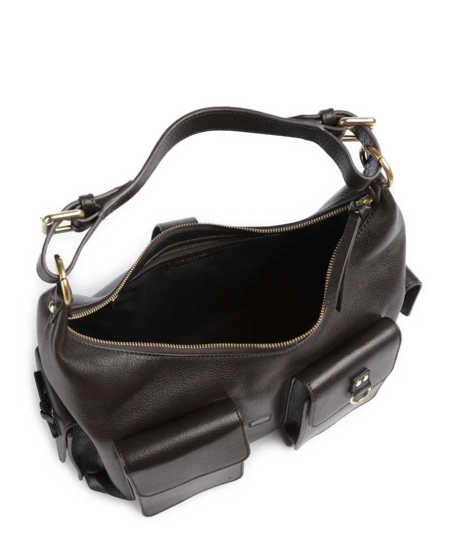 The Kooples Shoulder Bags-Amelia Large Shoulder bag grained cow leather