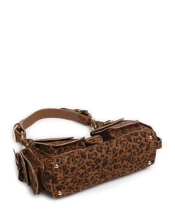 The Kooples Shoulder Bags-Amelia Small Shoulder bag brushed cow leather