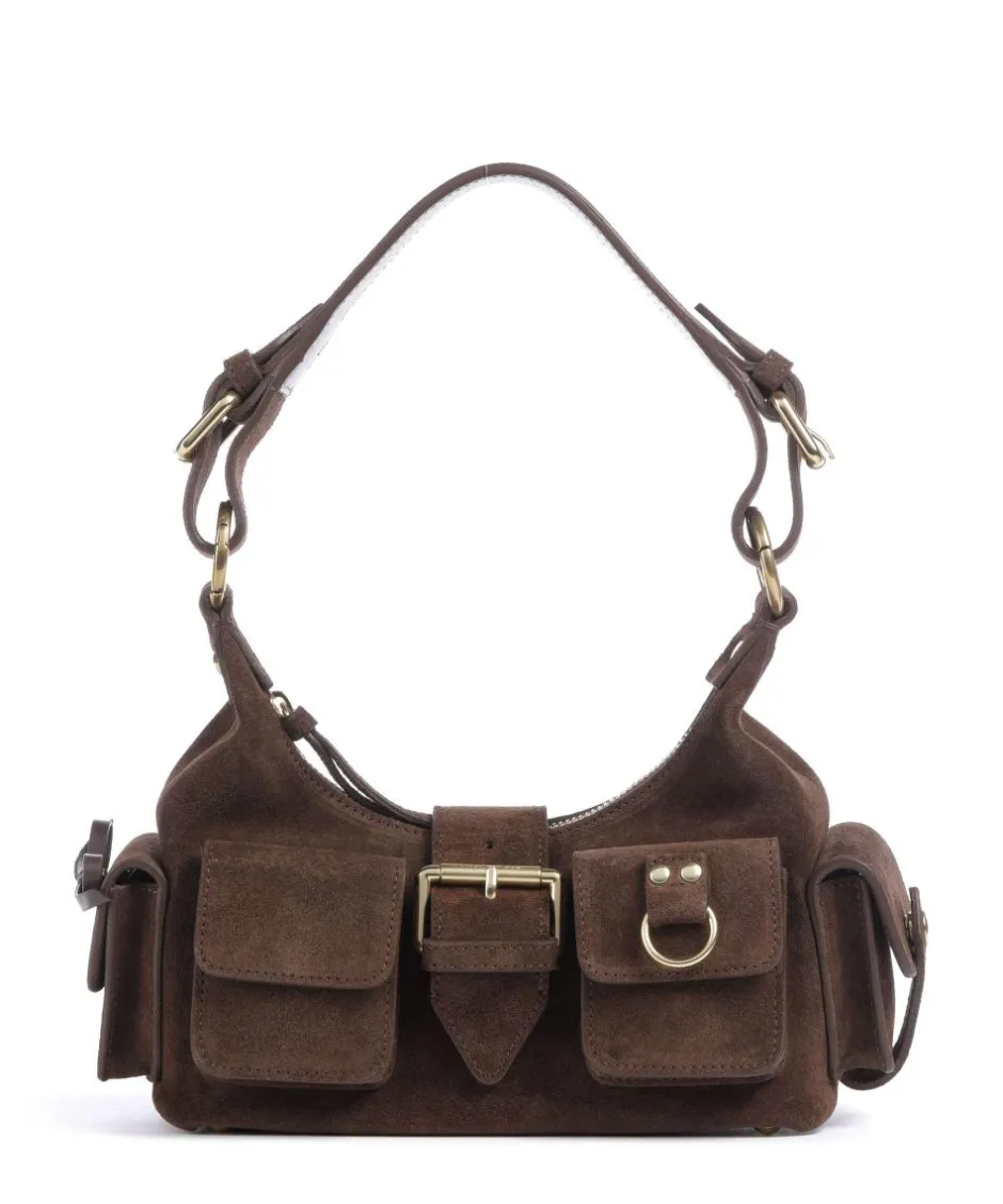 The Kooples Shoulder Bags-Amelia Small Shoulder bag brushed cow leather