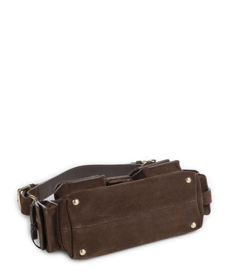 The Kooples Shoulder Bags-Amelia Small Shoulder bag brushed cow leather