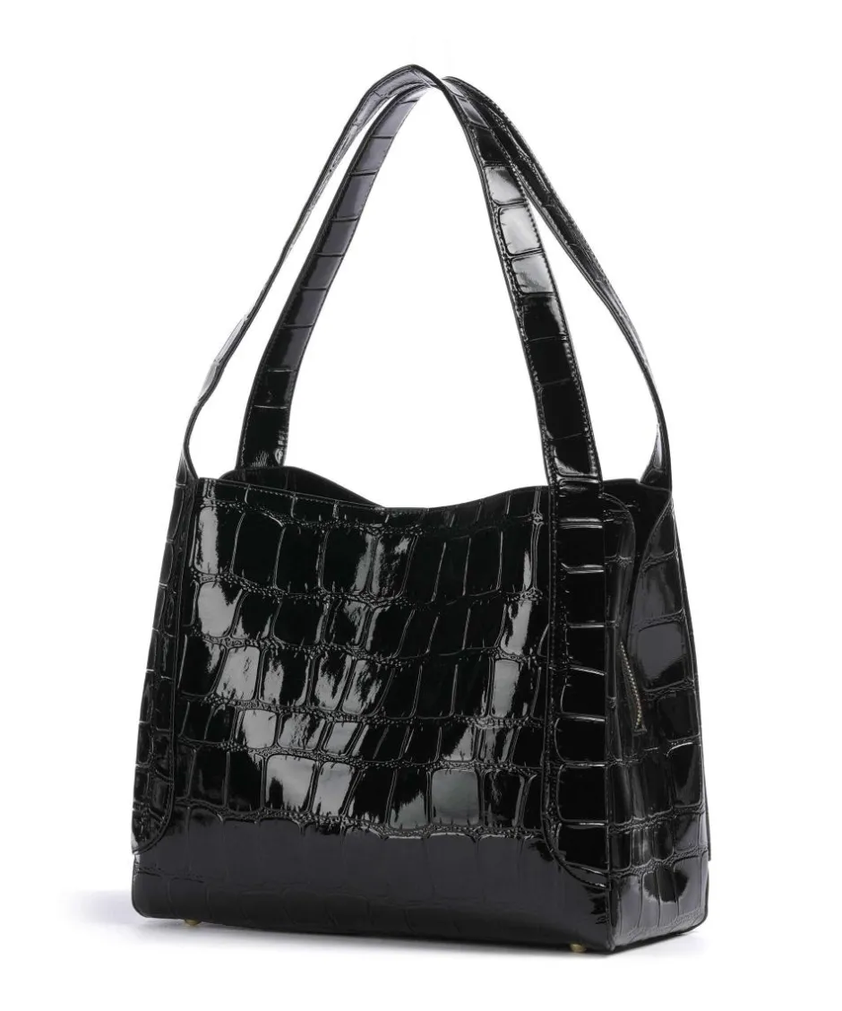 Kazar Shoulder Bags|Hobo Bags-Ange Hobo bag embossed leather