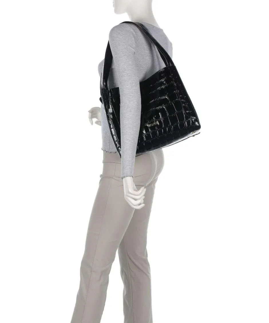 Kazar Shoulder Bags|Hobo Bags-Ange Hobo bag embossed leather