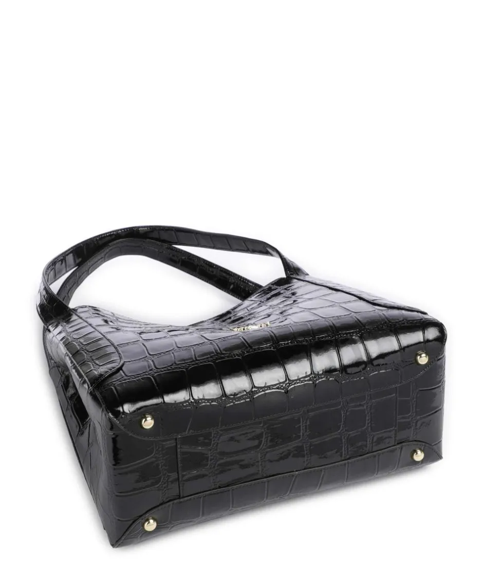 Kazar Shoulder Bags|Hobo Bags-Ange Hobo bag embossed leather