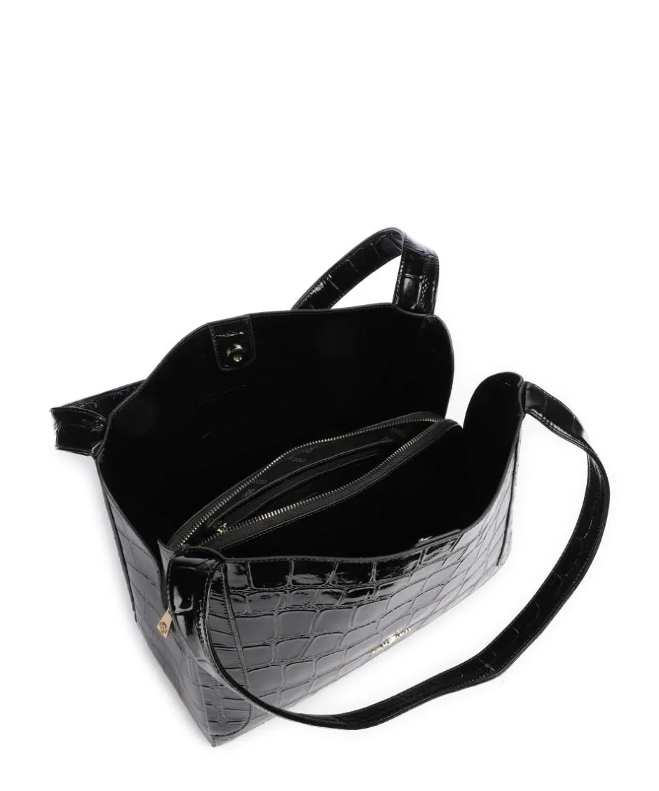 Kazar Shoulder Bags|Hobo Bags-Ange Hobo bag embossed leather